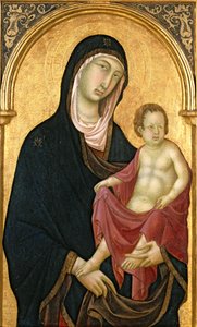 Madonna with Child by Segna di Bonaventura